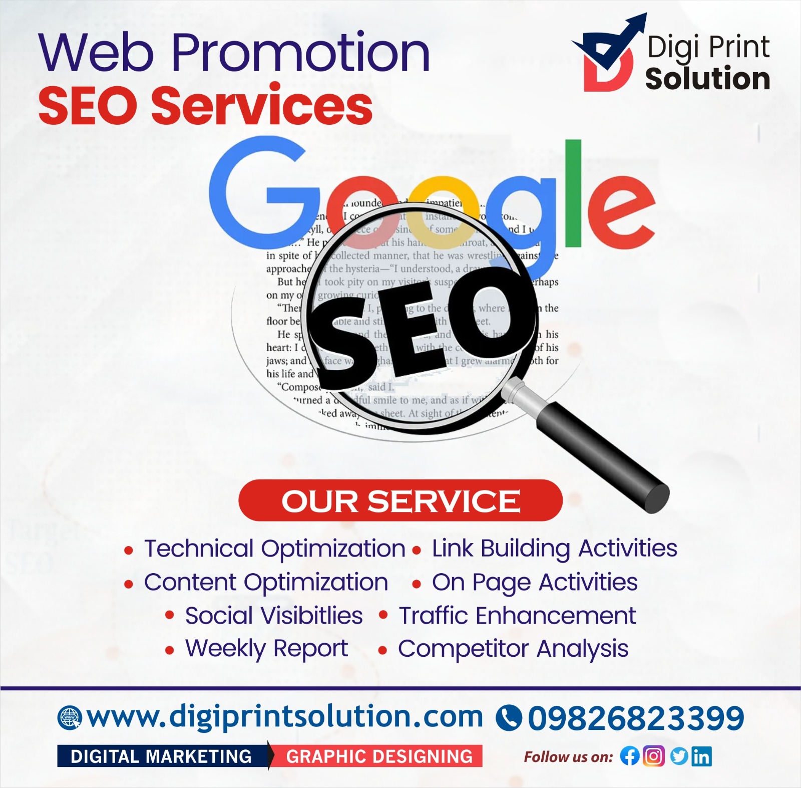 Web Promotion And SEO Services in Indore 